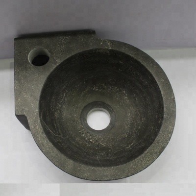 lavabo de piedra caliza azul