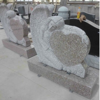  lápida de corazones de angel