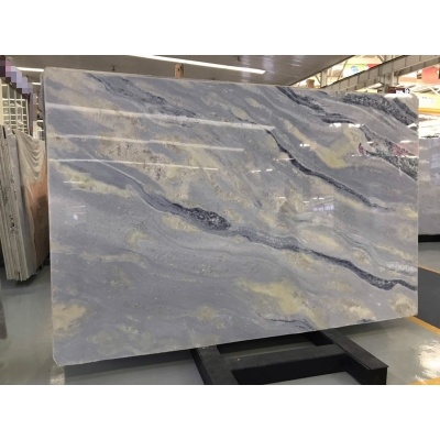 mármol azul cristalita oceánica