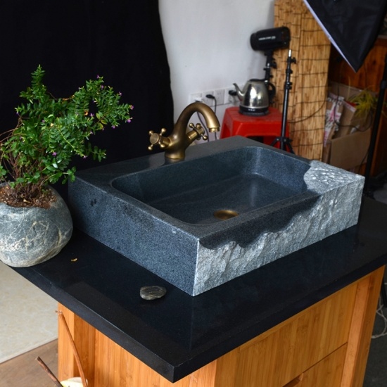 padang cuenca individual cuadrada de granito oscuro