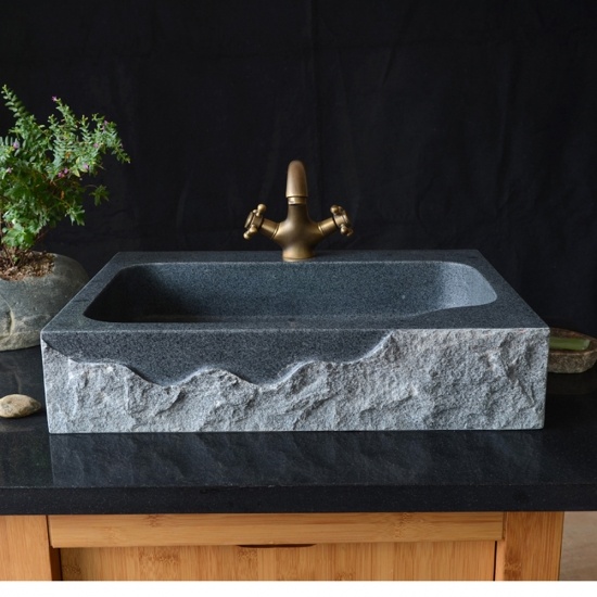 padang cuenca individual cuadrada de granito oscuro
